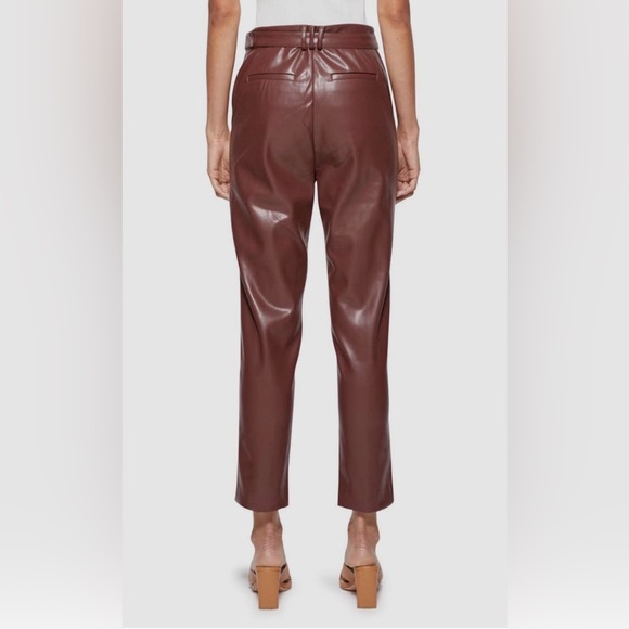 NWT Jonathan Simkhai- Pauline Faux Leather Pants. Size 12 - Picture 4 of 13